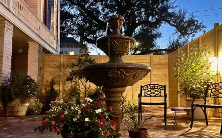 Patio fountain 